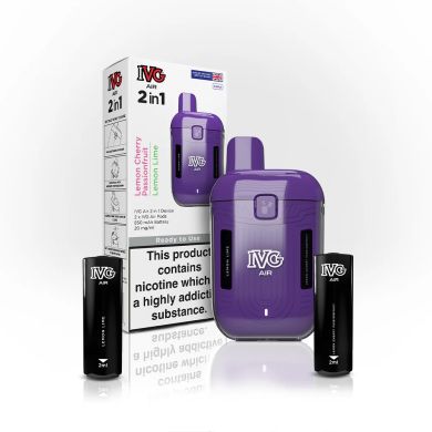 IVG Air 2-in-1 Prefilled Starter Kit - 20mg - Purple Edition