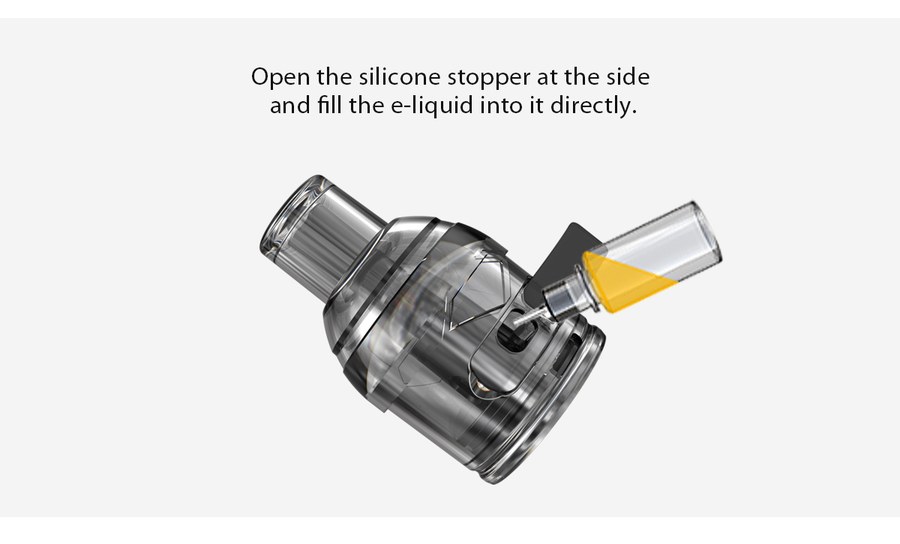 Side filling the iJoy Diamond VPC Unipod pod