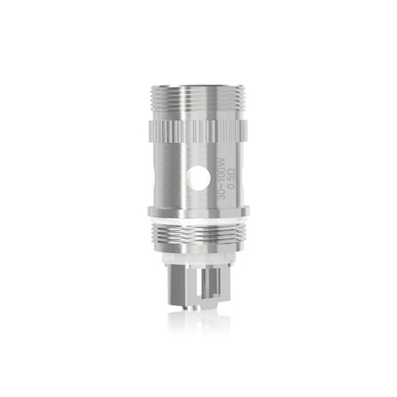 Eleaf EC 0.5 ohm replacement coil head with its 30-100W wattage range marked on the body