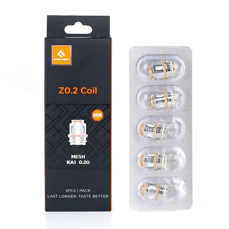 Geekvape Z coil 0.2 ohm KA1 mesh, 5 pack box and blister