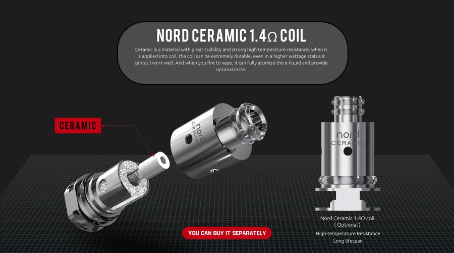 SMOK Nord ceramic 1.4 ohm coil