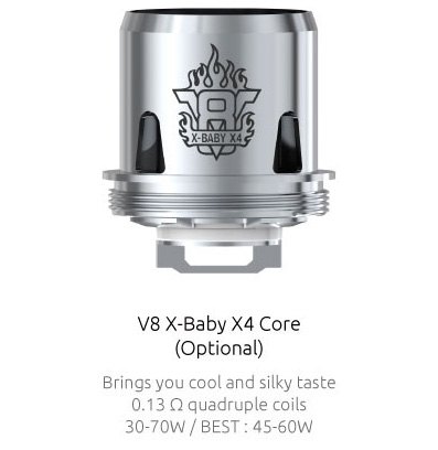 SMOK V8 X-Baby X4 0.13 ohm quadruple coil