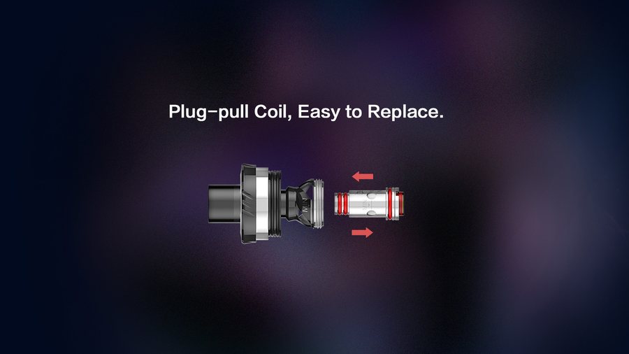 Uwell plug-pull Whirl coil sliding out of the tank base