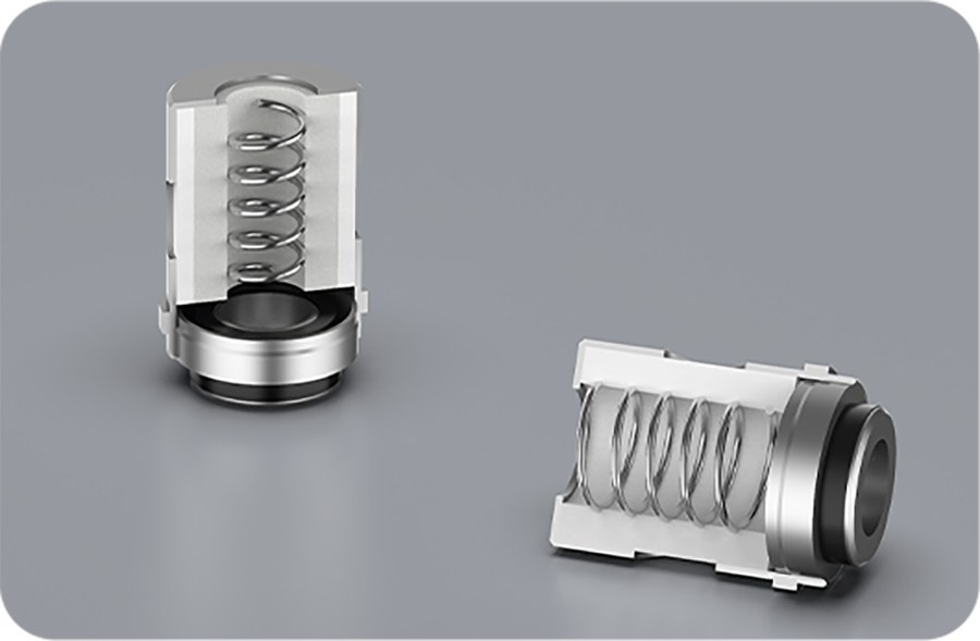 Cutaway of Vaporesso EUC ceramic coil showing the coil inside the ceramic