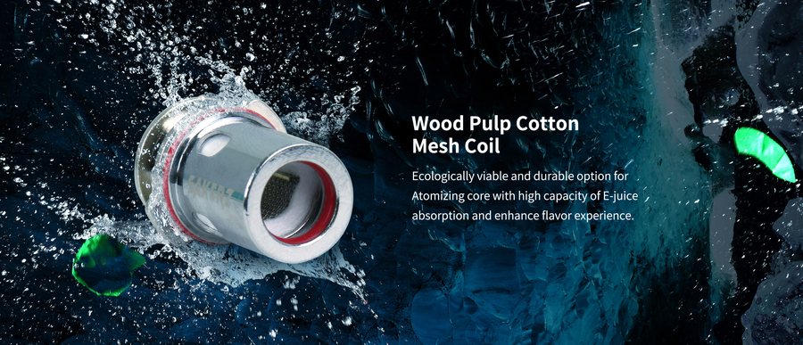 HorizonTech Sakerz mesh coil with wood pulp cotton