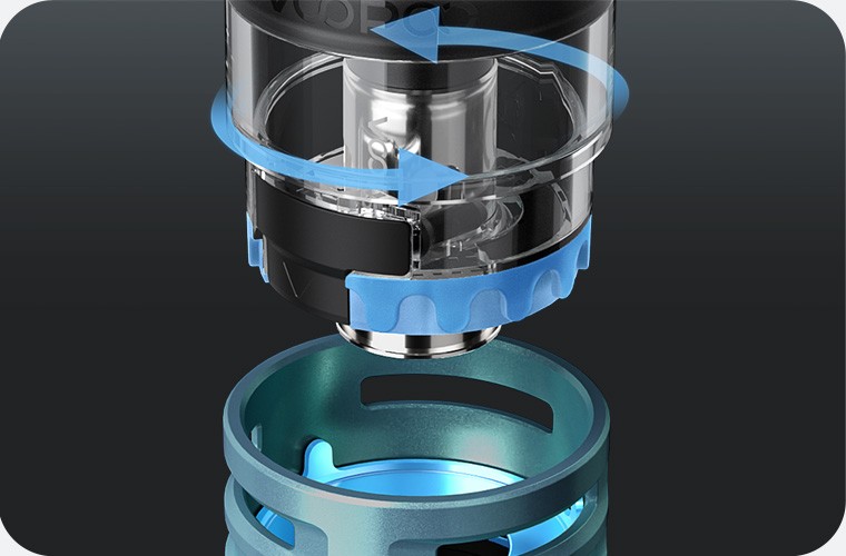 Rotating the VOOPOO PnP Pod II to adjust airflow