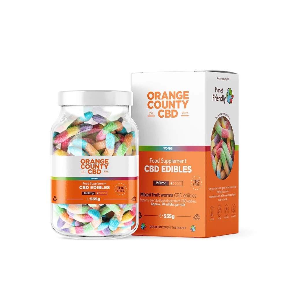 CBD Gummy Worms 535g
