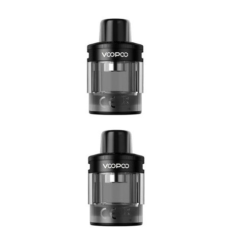 Two VOOPOO PnP X Cartridge DTL pods in black