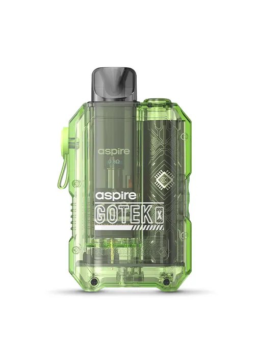 Aspire Gotek X pod kit in Translucent Green