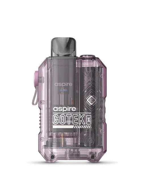 Aspire Gotek X pod kit in Translucent Lavender