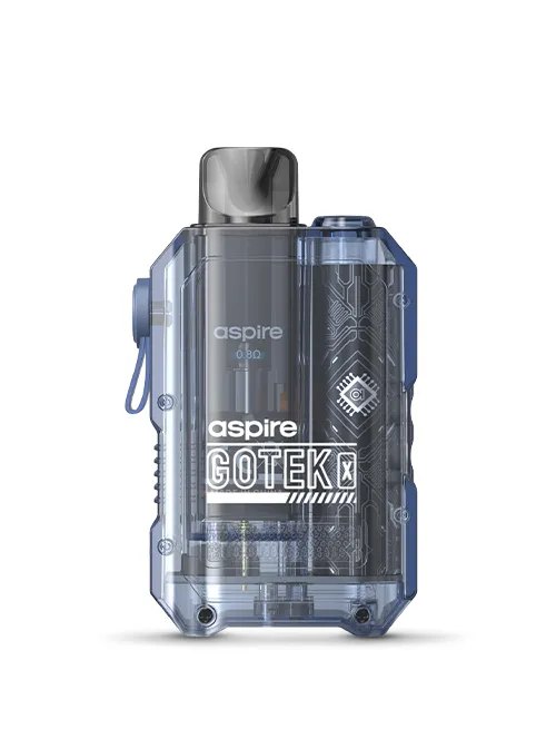 Aspire Gotek X pod kit in Translucent Royal Blue