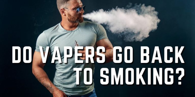 do vapers go back to smoking