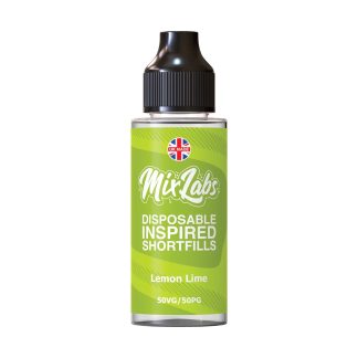 Lemon & Lime Mix Labs Shortfill 100ml blends sharp lemon and juicy lime in a smooth 50/50 mix. Ideal for pod kits and MTL devices. Includes app link and blog guide.