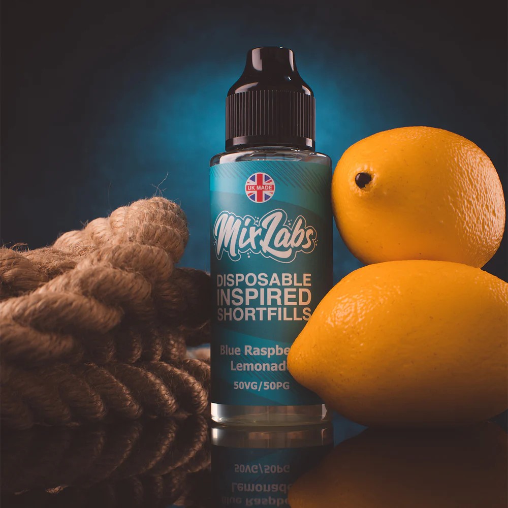 Blue Raspberry Lemonade Mix Labs Shortfill 100ml
