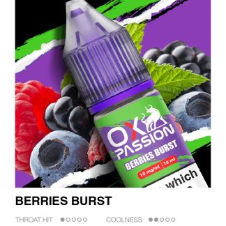 Ox Passion berries burst 10ml nic salts