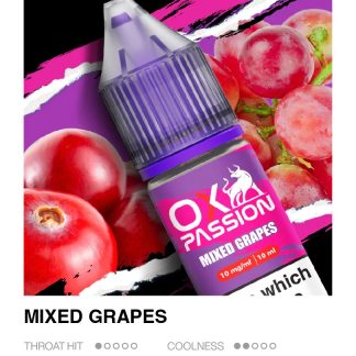 Ox Passion Mixed Grapes 10ml nic salts