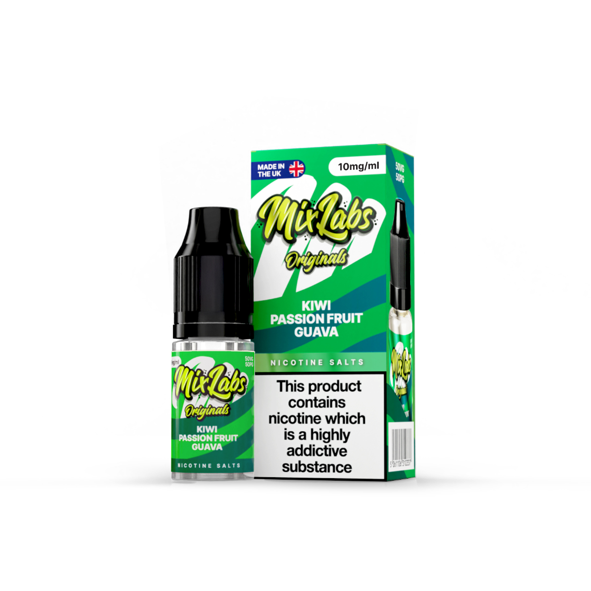 Kiwi Passionfruit Guava Mix Labs Nic Salt