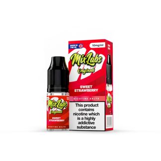 Sweet Strawberry Mix Labs Nic Salt