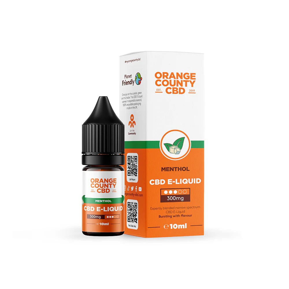 Menthol Orange County CBD 10ml 300mg