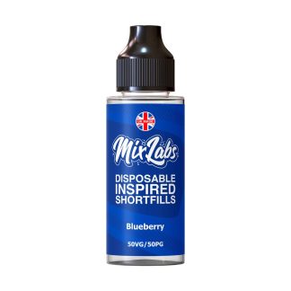 Blueberry Mix Labs Shortfill 100ml delivers sweet, juicy blueberry in a smooth 50/50 blend. Ideal for pod kits and MTL devices. Nic‑shot ready and great value.