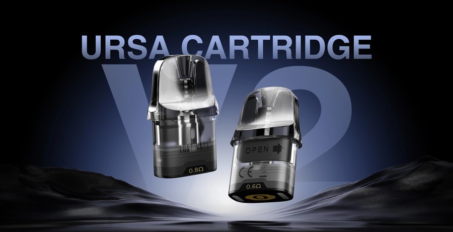 Lost Vape URSA Cartridge V2 in 0.8 and 0.6 ohm
