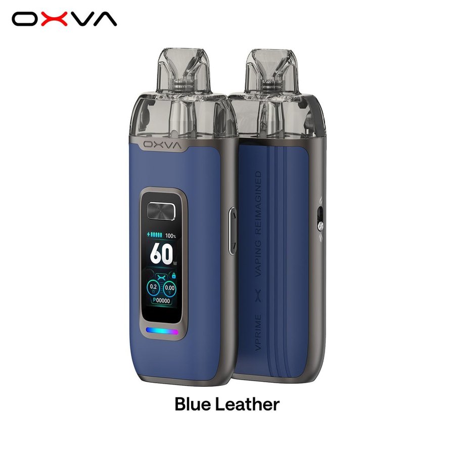 OXVA VPRIME in Blue Leather