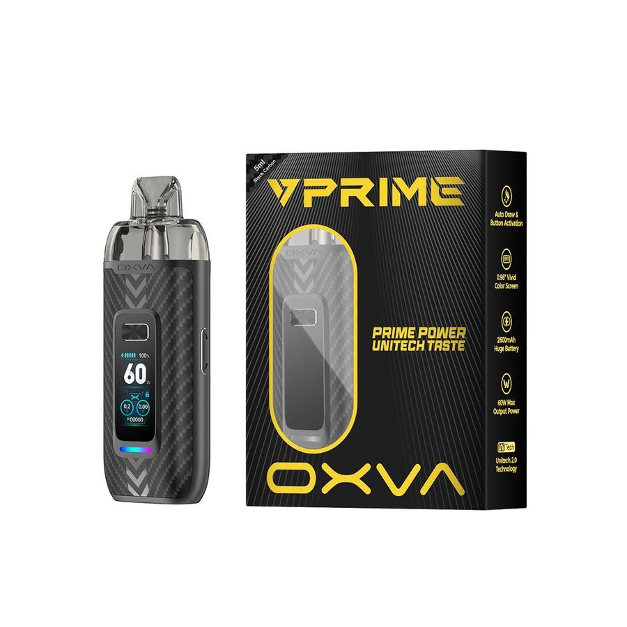 OXVA VPRIME pod kit and box