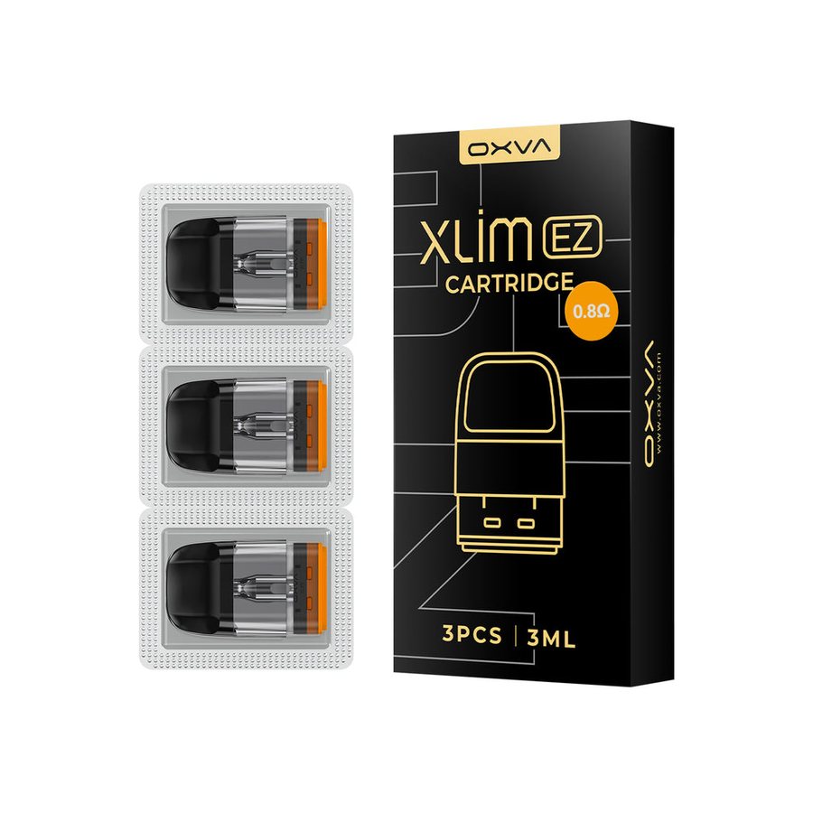 OXVA XLIM EZ replacement pods 3 pack and box