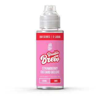 Strawberry Custard Deluxe OHM BREW Double Brew 100ml Shortfill