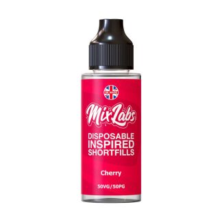 Cherry Mix Labs Shortfill 100ml delivers sweet, juicy red cherry in a smooth 50/50 blend. Ideal for pod kits and MTL devices. Nic‑shot ready and great value.