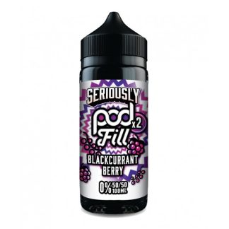 Blackcurrant Berry Doozy Pod Fill 2 is a bold, juicy 100ml shortfill blending rich blackcurrant with sweet mixed berries. A 50/50 pod‑friendly e‑liquid from the Seriously Pod Fill range, perfect for MTL and RDL vaping. Nic‑shot ready and made in the UK by Doozy Vape Co.
