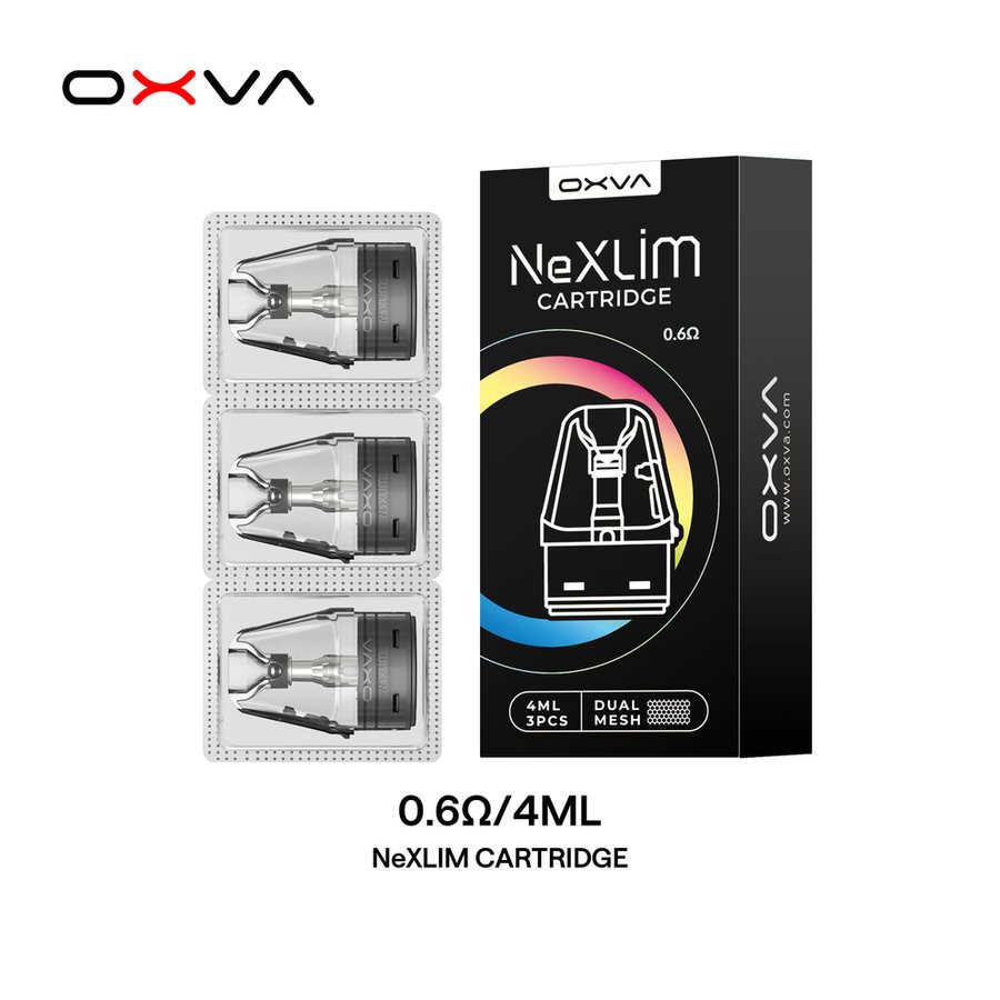 OXVA NeXlim replacement pods 3 pack and box