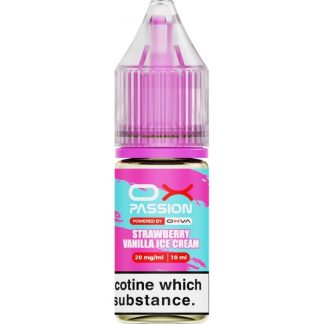 Strawberry Vanilla Ice Cream Ox Passion Nic Salt