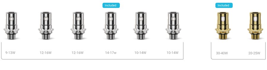 The Innokin Z coil range that fits the Coolfire Z80 NEX tank