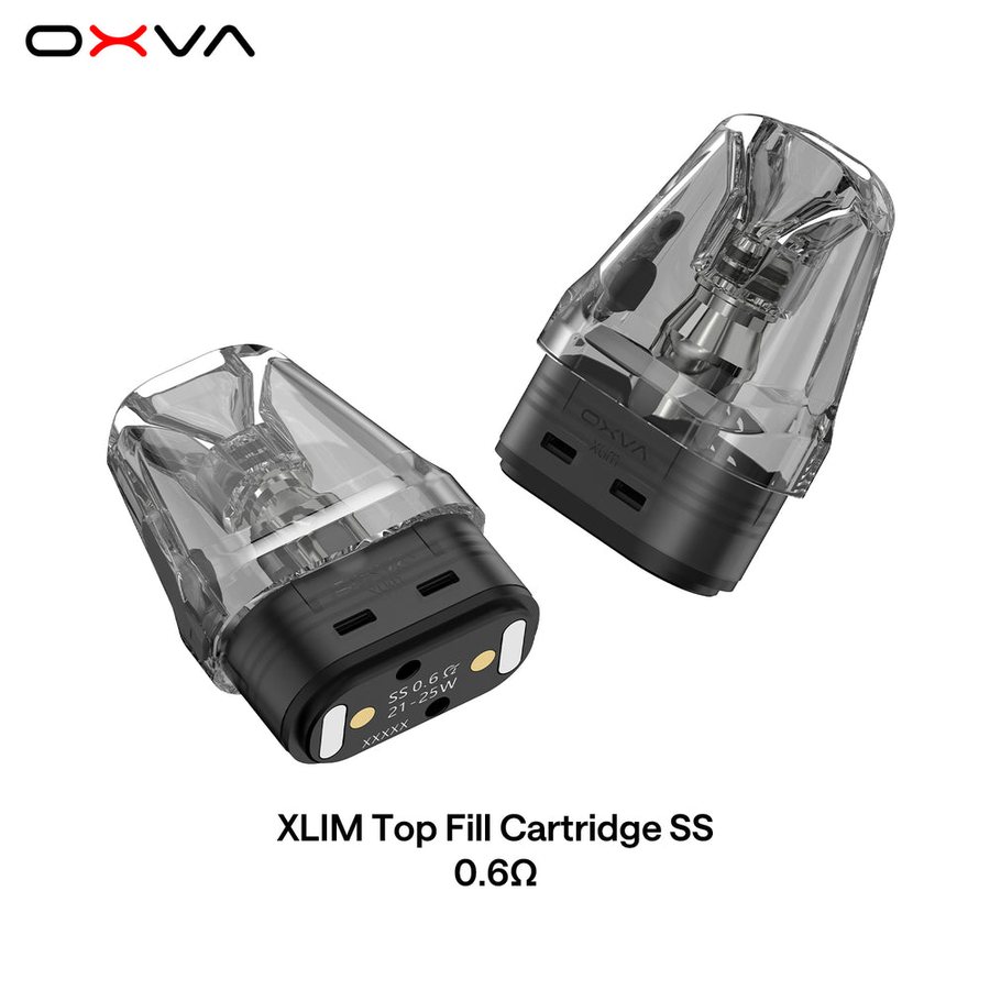OXVA XLIM Pro 2 DNA stainless steel pods 0.6 ohm