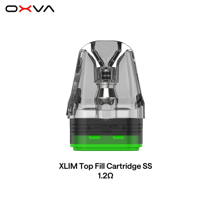 OXVA XLIM stainless steel pod 1.2 ohm for the Pro 2 DNA