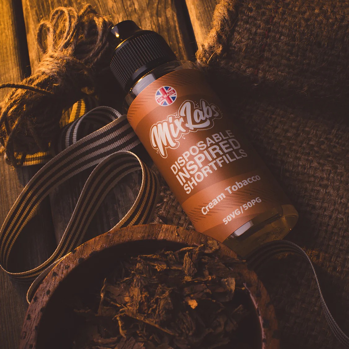 Cream Tobacco Mix Labs Shortfill 100ml