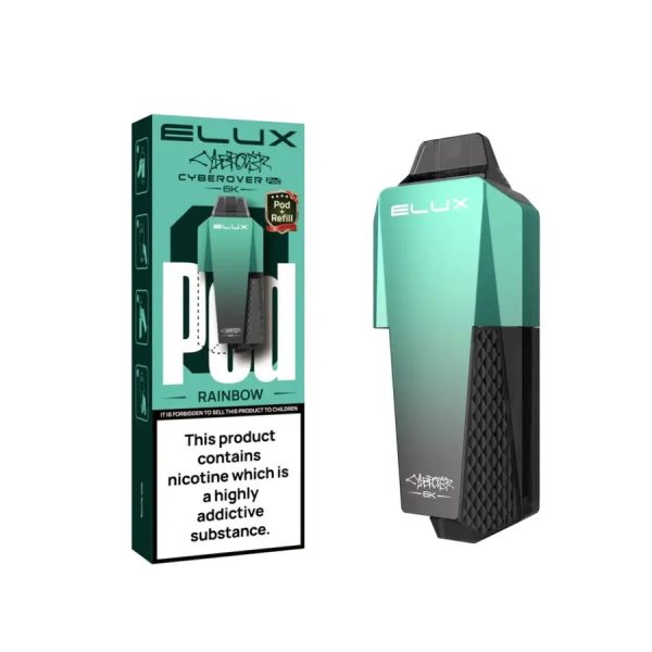 Elux Cyberover 6K Replaceable Pods Rainbow