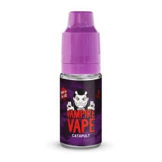 Catapult Vampire Vape 10ml eLiquid blends blackcurrant, summer fruits and cool menthol for a bold, refreshing vape. UK‑made, TPD compliant and ideal for starter kits and pod kits. Explore Catapult nic salts and shortfills today.