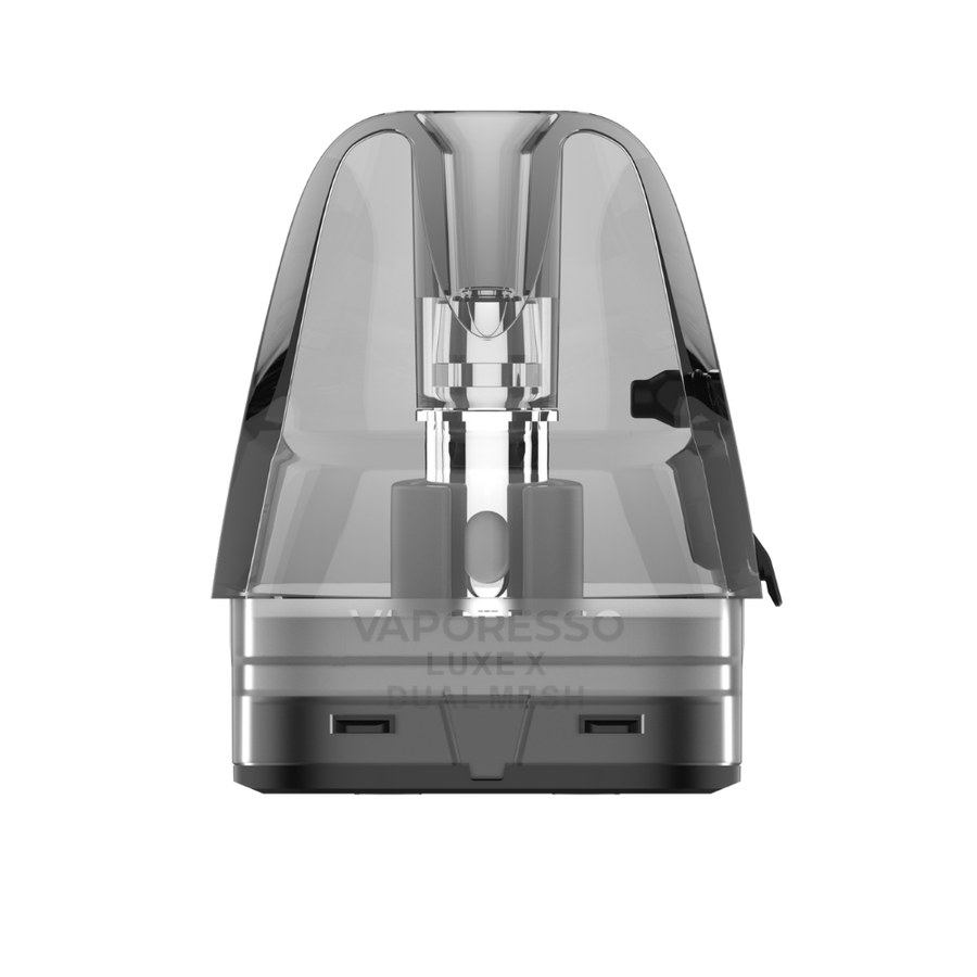 Vaporesso LUXE X Dual Mesh 0.6 ohm pod, front view