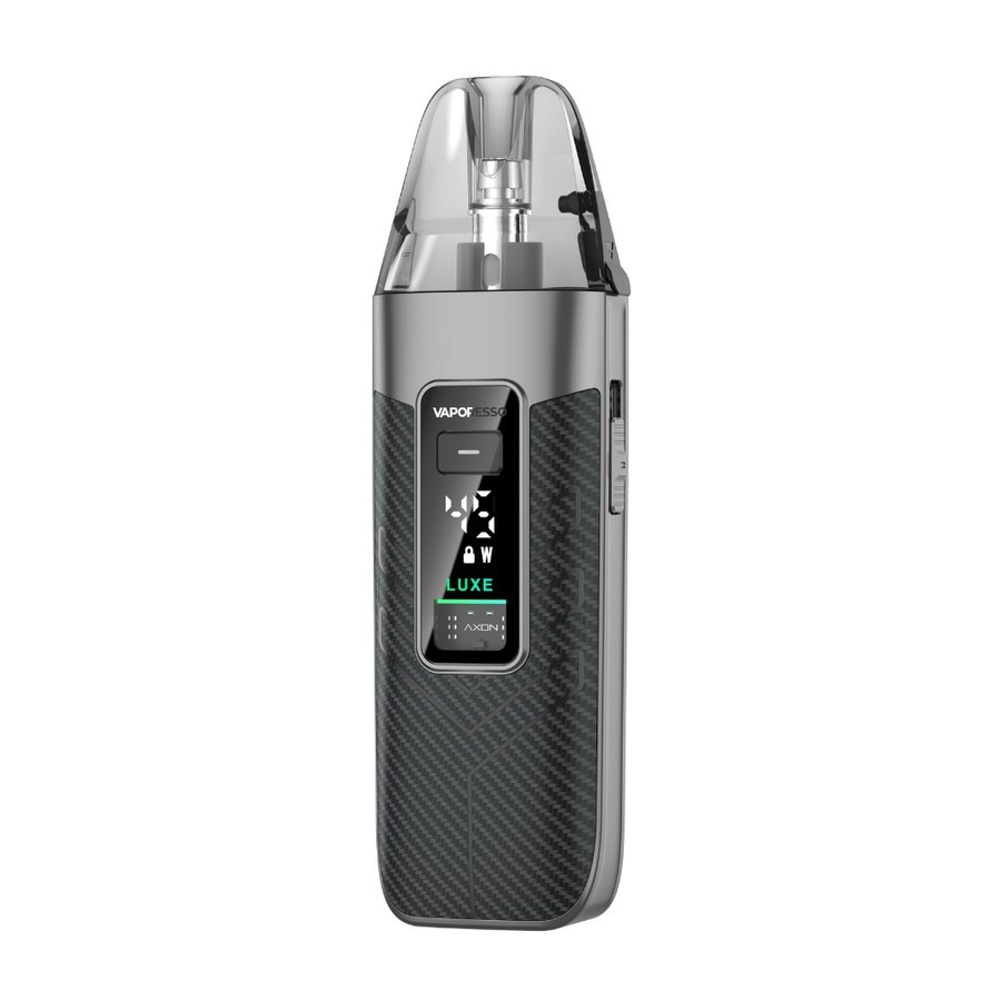 Vaporesso LUXE X3 pod kit in Carbon Black with 0.8 inch display
