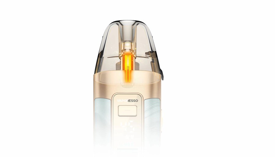 Vaporesso LUXE X3 Dual Mesh pod seated in the device
