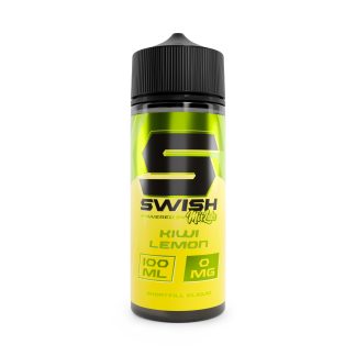 Kiwi Lemon Swish Shortfill 100ml blends sweet kiwi with zesty lemon and a smooth candy finish. A 50/50 Mix Labs shortfill ideal for pod kits and MTL devices.