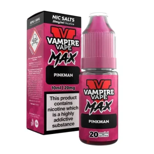 Vampire Vape MAX Pinkman Nic Salt | Intense Fruity Flavour 10mg & 20mg