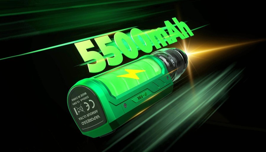 Vaporesso ARMOUR ULTRA 5500mAh built-in battery