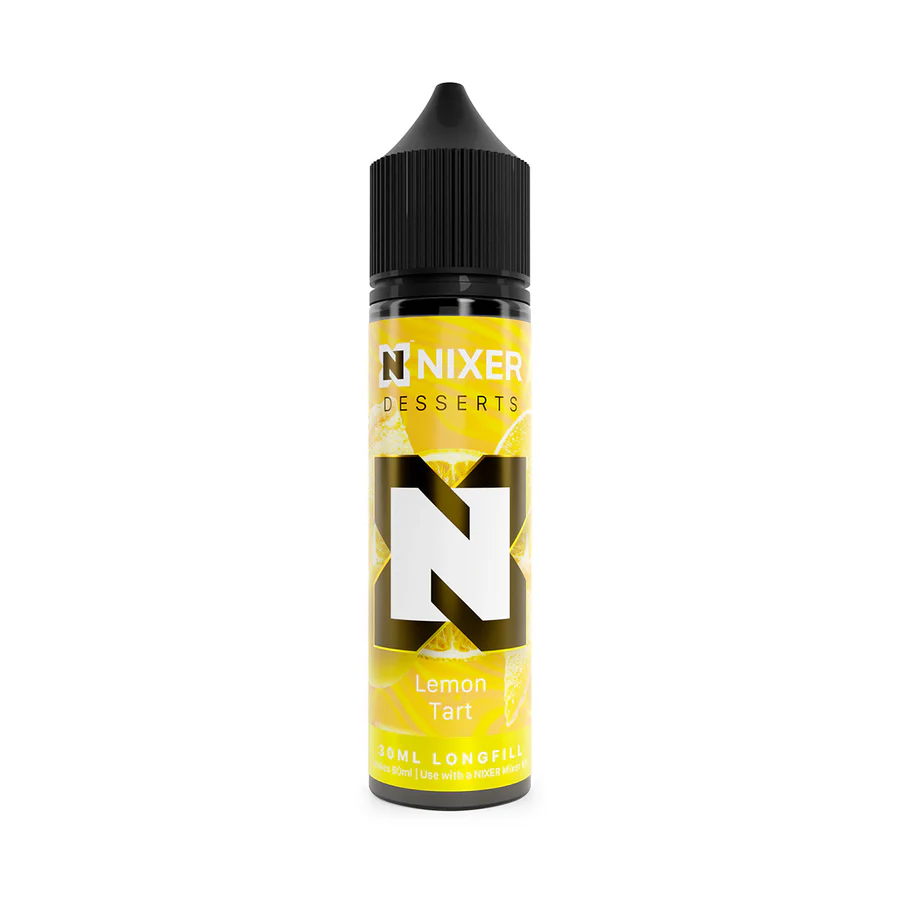 Lemon Tart Nixer 30ml Longfill E‑Liquid | Premium Lemon Dessert Vape | White Vape Co