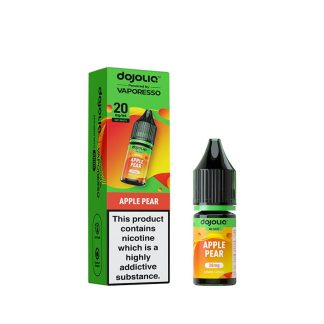Apple Pear DOJOLIQ Nic Salts by Vaporesso blends crisp apple with juicy pear for a smooth, refreshing vape. Explore the full DOJOLIQ nic salt range at White Vape Co.