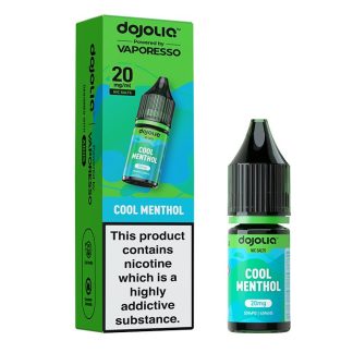 Cool Menthol DOJOLIQ Nic Salts by Vaporesso delivers a clean, refreshing icy menthol hit designed for pod kits. Explore the full DOJOLIQ nic salt range at White Vape Co.