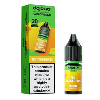 Ten Tangerines DOJOLIQ Nic Salts by Vaporesso | Zesty Citrus Mandarin Blend