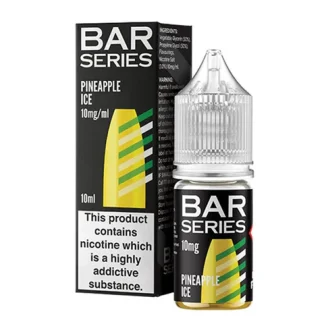 Enjoy Pineapple Ice BAR SERIES Nic Salts – a sweet tropical pineapple and ice blend for pod kits. Available at White Vape Co in Southampton with UK-wide delivery and vape shops in Hythe, Holbury and Totton. Order online or via the White Vape Co App.